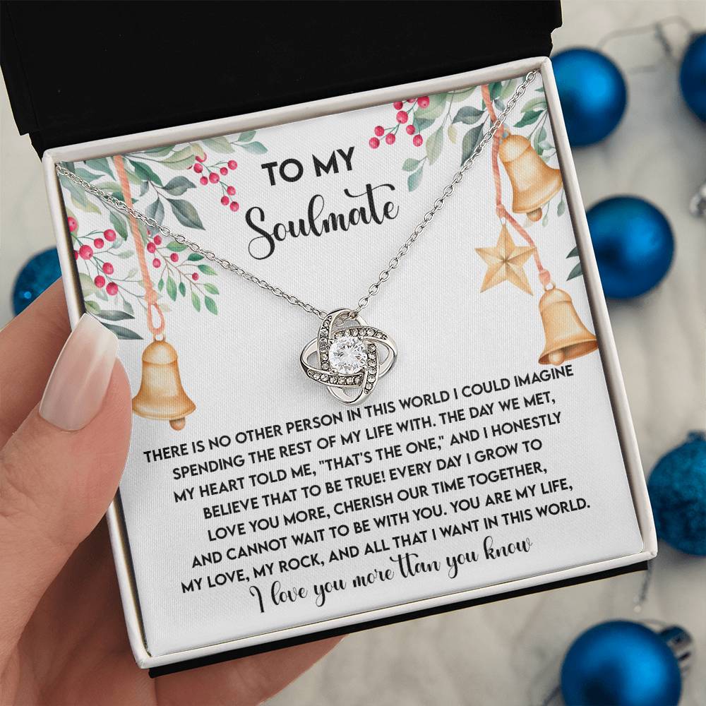 Soulmate - Be With You - Love Knot Necklace
