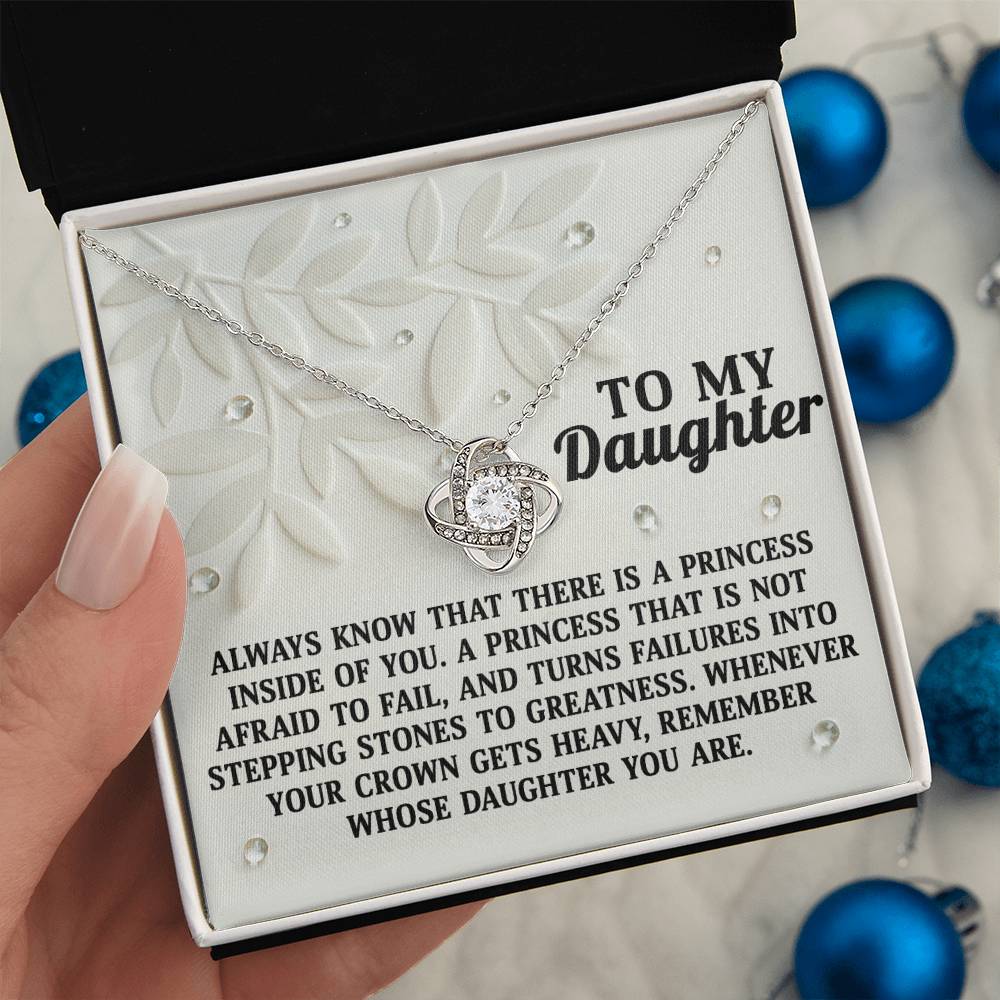 Daughter - Inside Of You - Love Knot Necklace
