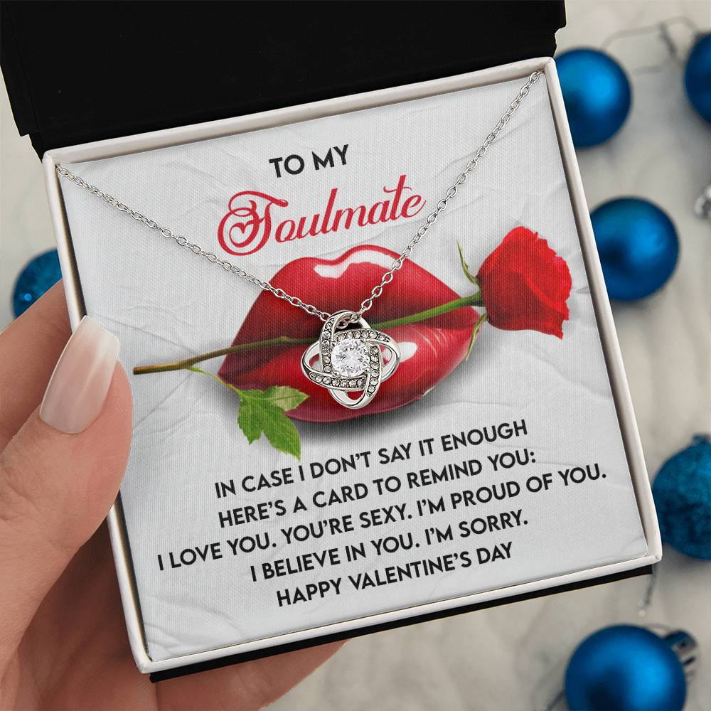 Soulmate - Don’t Say It - Love Knot Necklace