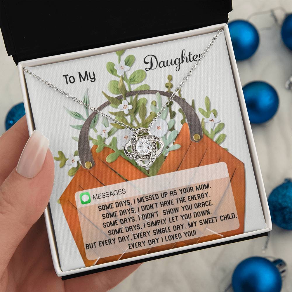 Daughter - Show You Grace - Love Knot Necklace