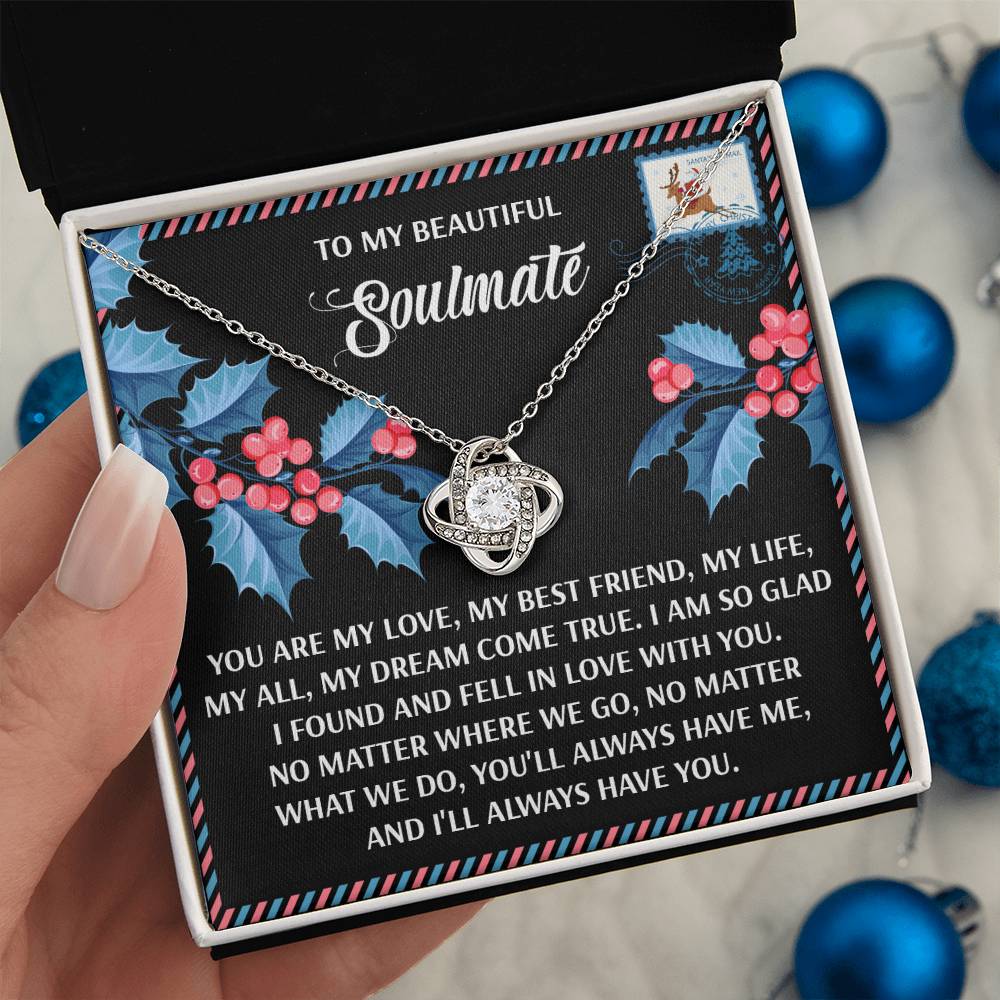 Soulmate - Fell In Love - Love Knot Necklace