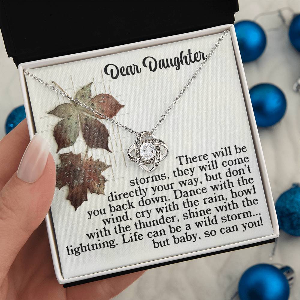 Daughter - With The Thunder - Love Knot Necklace