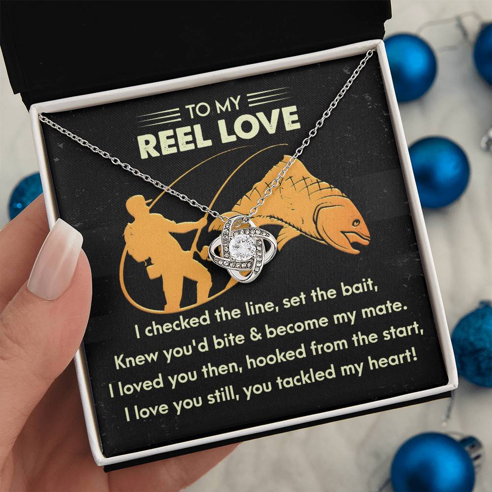 Soulmate - Tackled My Heart - Love Knot Necklace