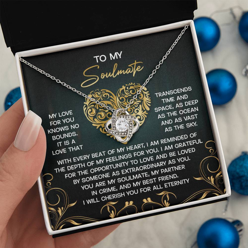 Soulmate - The Sky - Love Knot Necklace