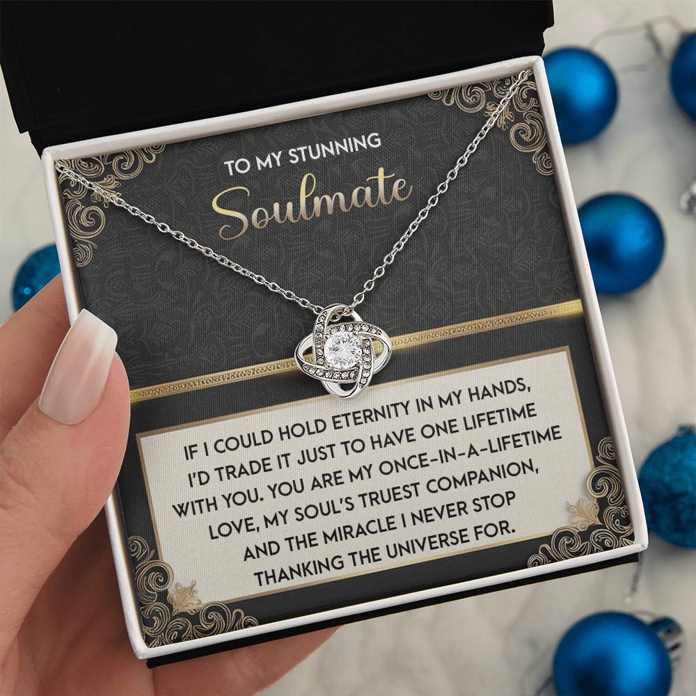 Soulmate - Truest Companion - Love Knot Necklace