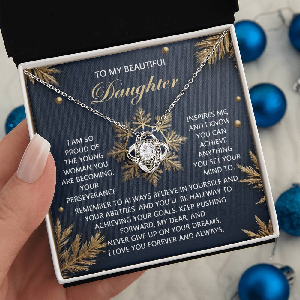 Daughter - On Your Dreams - Love Knot Necklace
