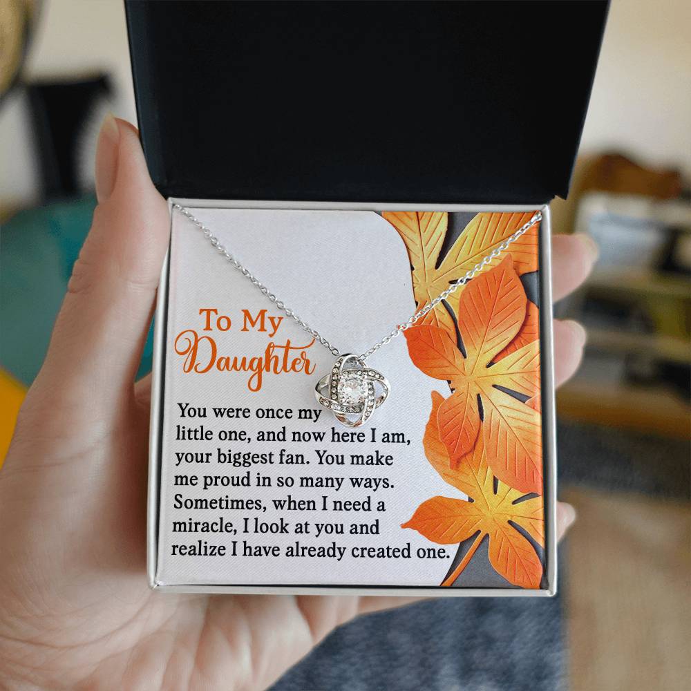 Daughter - Here I Am - Love Knot Necklace