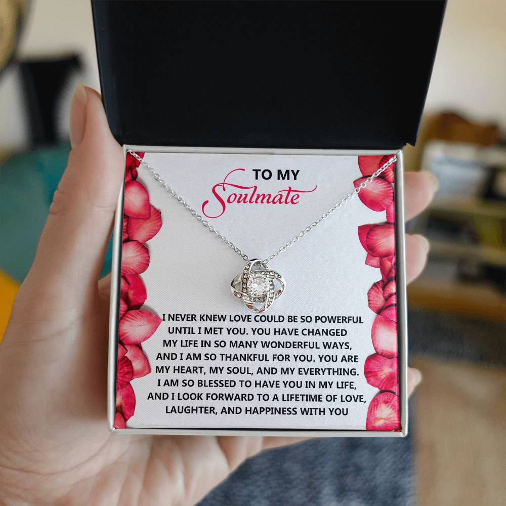 Soulmate - Until I - Love Knot Necklace