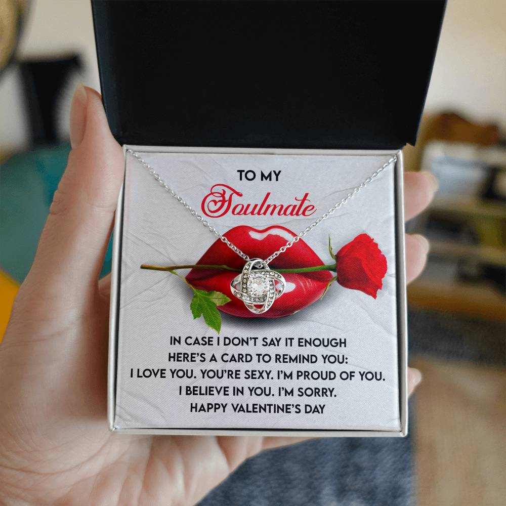 Soulmate - Don’t Say It - Love Knot Necklace