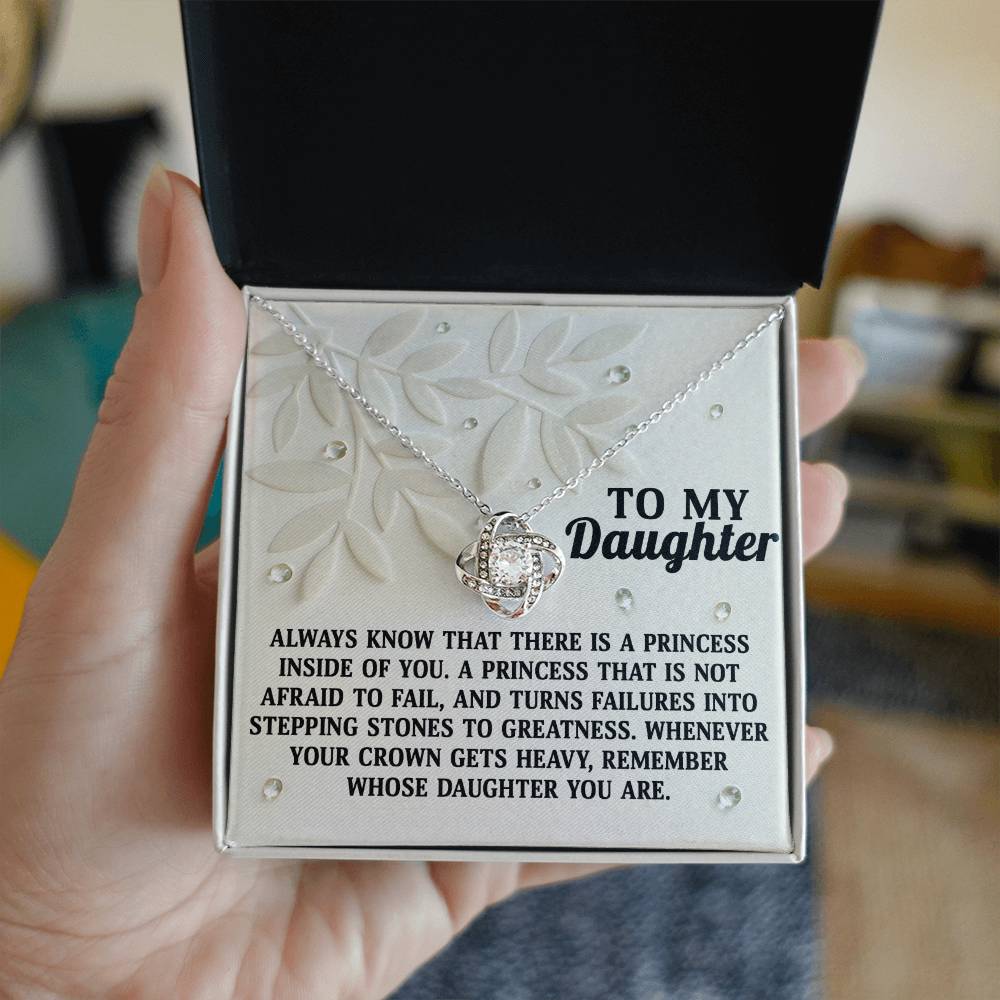 Daughter - Inside Of You - Love Knot Necklace