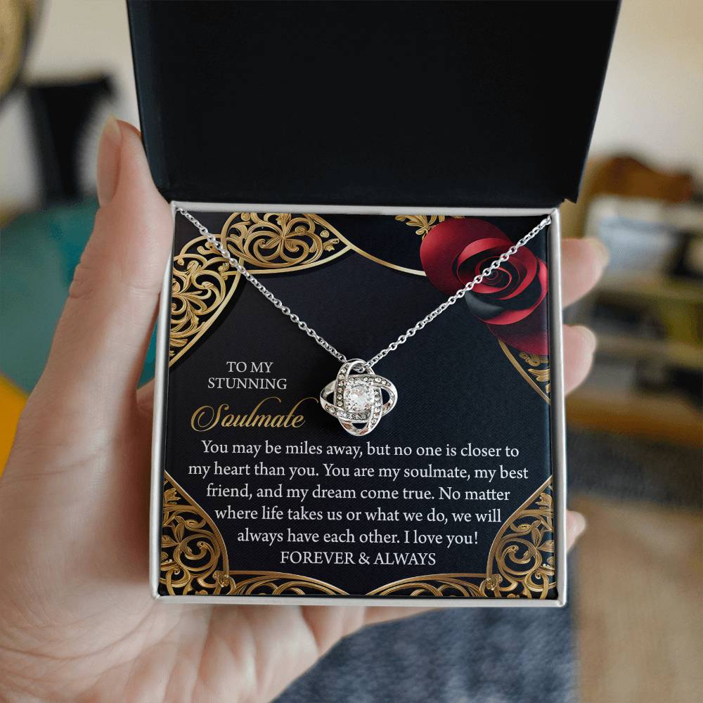 Soulmate - Have Each Other - Love Knot Necklace
