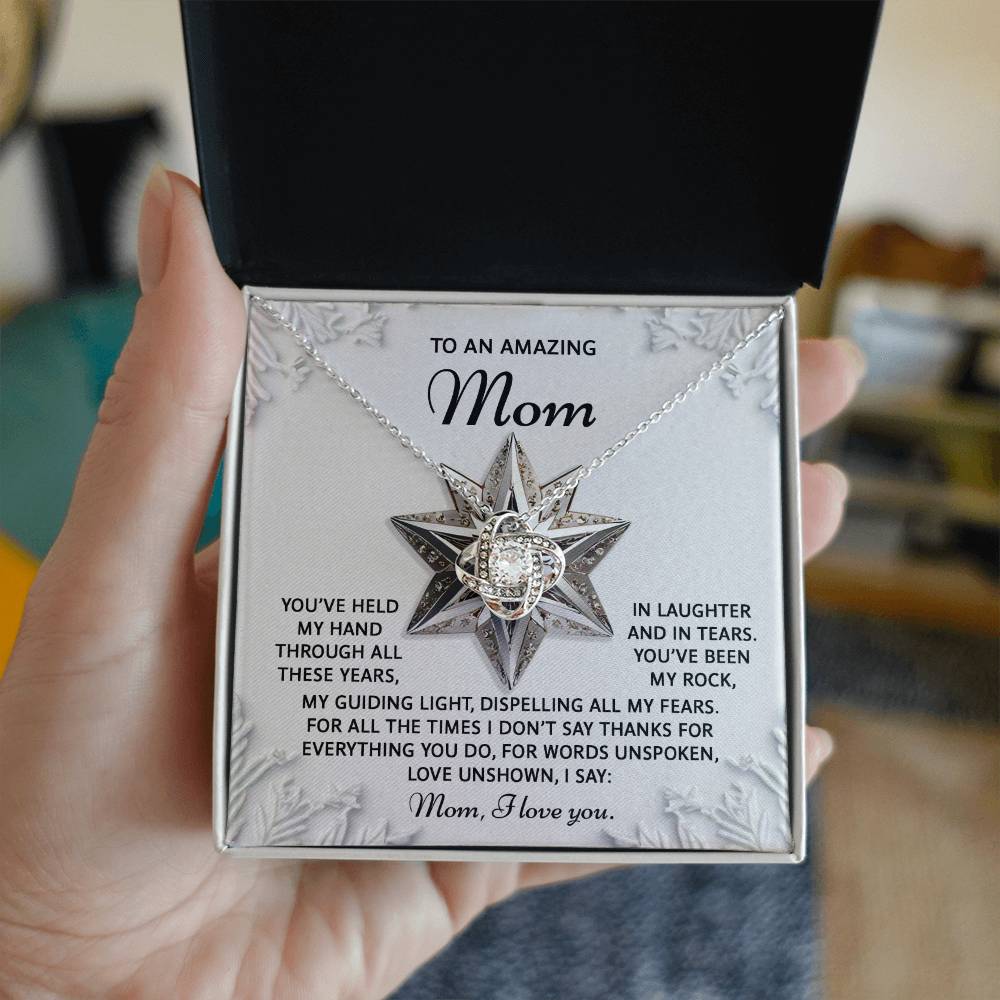 Mamá - Amor no mostrado - Collar de nudo de amor