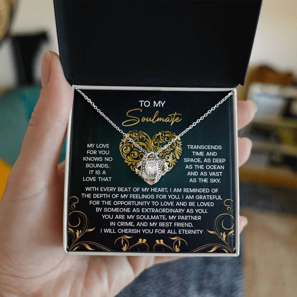 Soulmate - The Sky - Love Knot Necklace