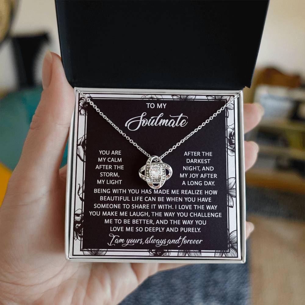 Soulmate - Deeply And Purely - Love Knot Necklace