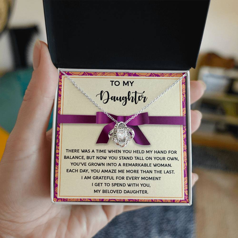 Daughter - Spend With You - Love Knot Necklace