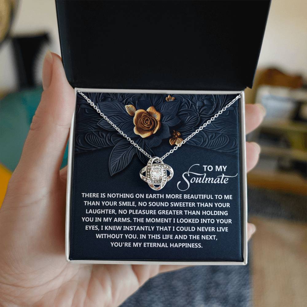 Soulmate - Eternal Happiness - Love Knot Necklace