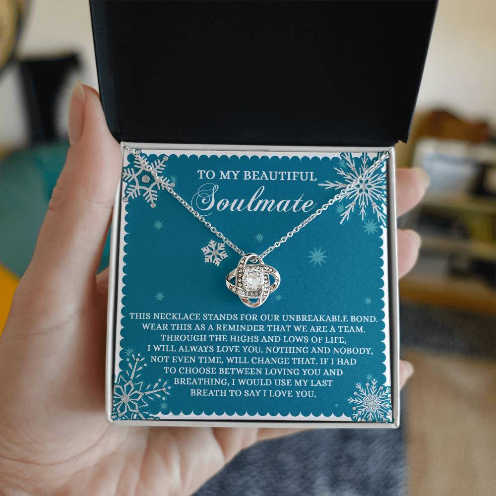 Soulmate - A Team - Love Knot Necklace