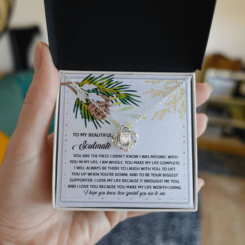 Soulmate - Biggest Supporter - Love Knot Necklace