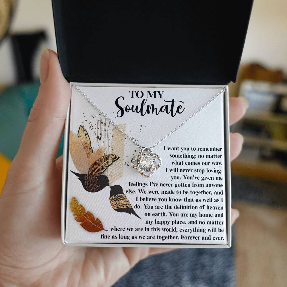 Soulmate - Given Me Feelings - Love Knot Necklace