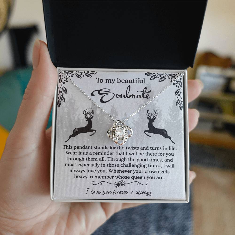 Soulmate - A Reminder - Love Knot Necklace