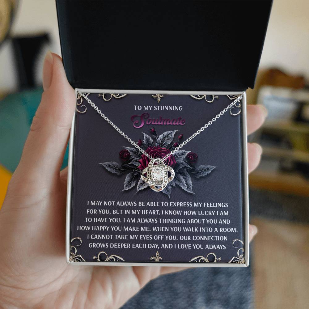 Soulmate - Eyes Off You - Love Knot Necklace