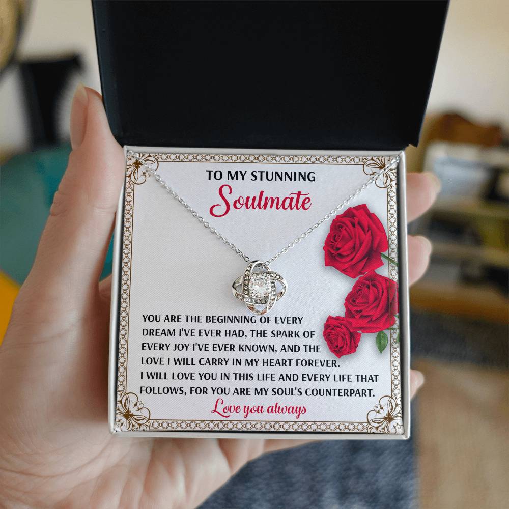 Soulmate - Soul's Counterpart - Love Knot Necklace