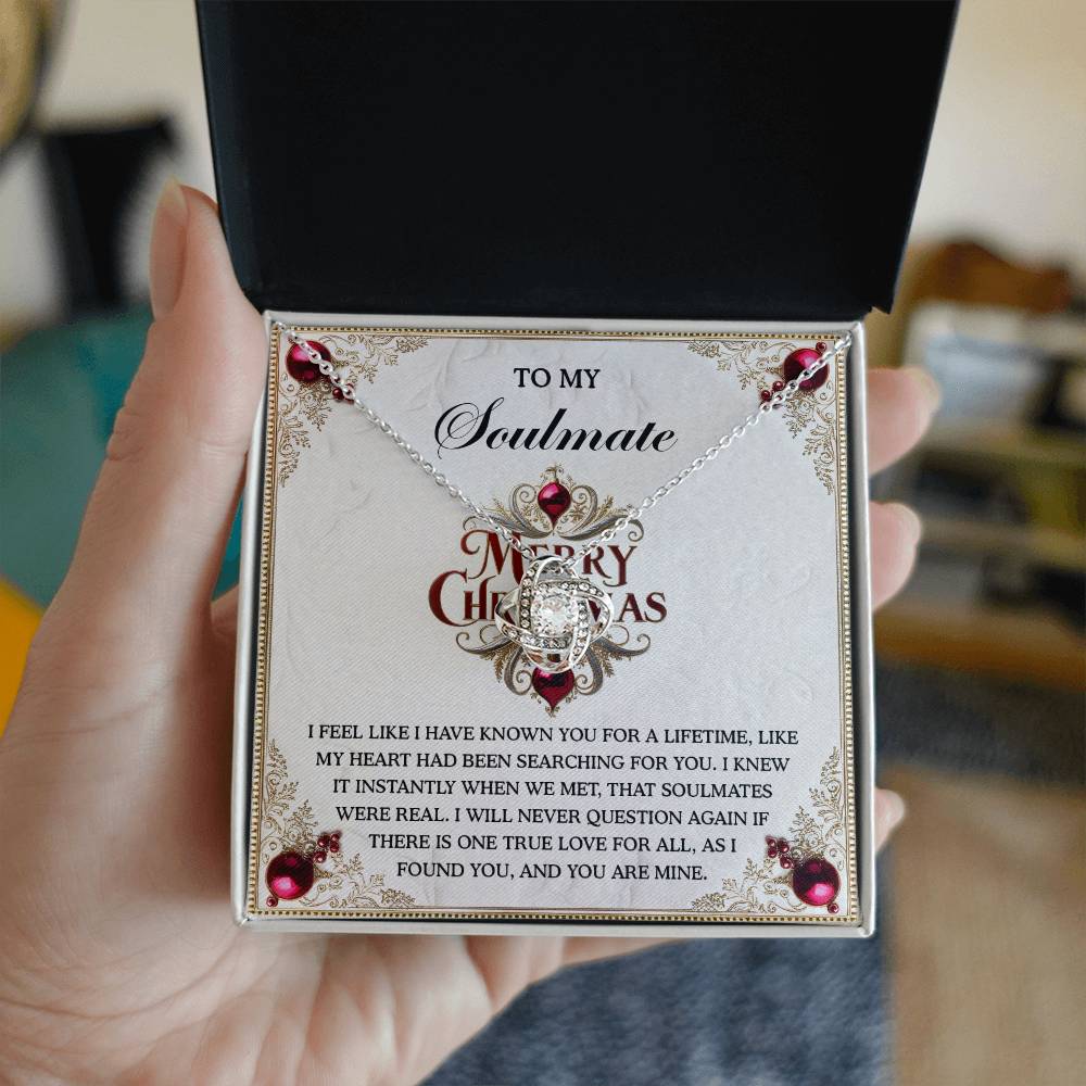 Soulmate - I Found You - Love Knot Necklace
