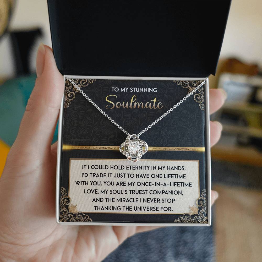 Soulmate - Truest Companion - Love Knot Necklace