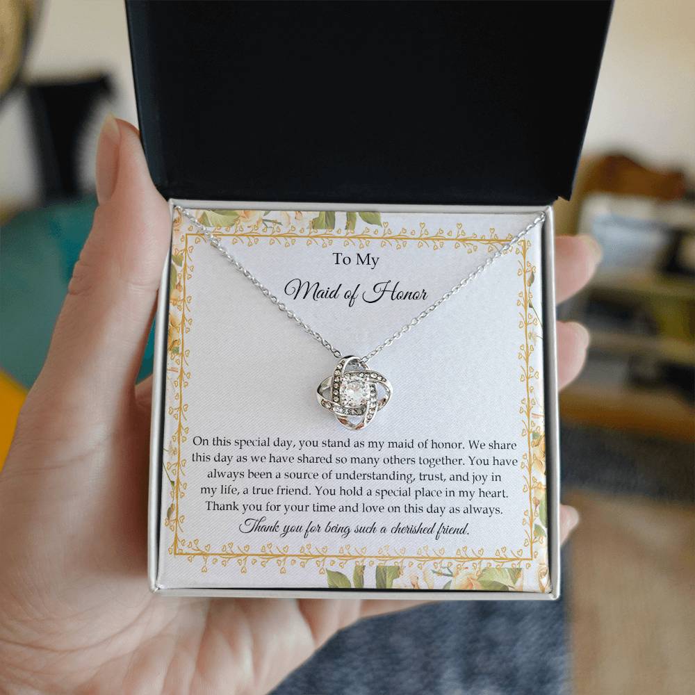 Dama de Honor - Comparte este día - Collar con nudo de amor