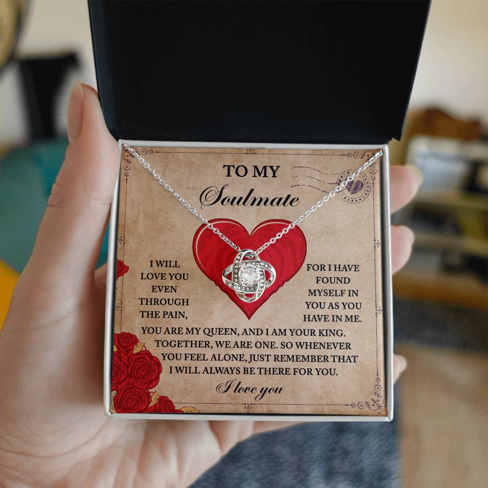 Soulmate - Found Myself - Love Knot Necklace
