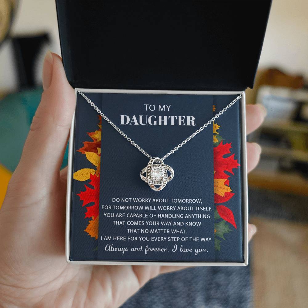 Daughter - Comes Your Way - Love Knot Necklace