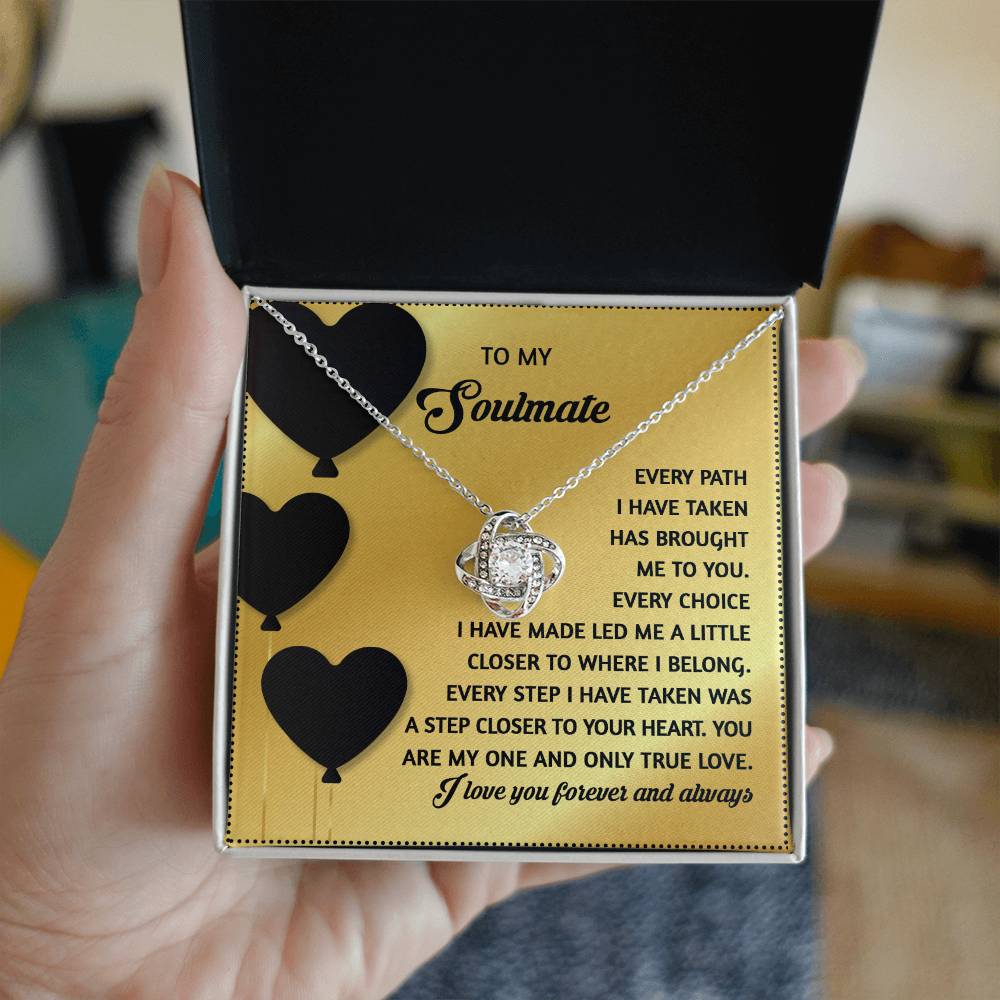 Soulmate - A Step Closer - Love Knot Necklace