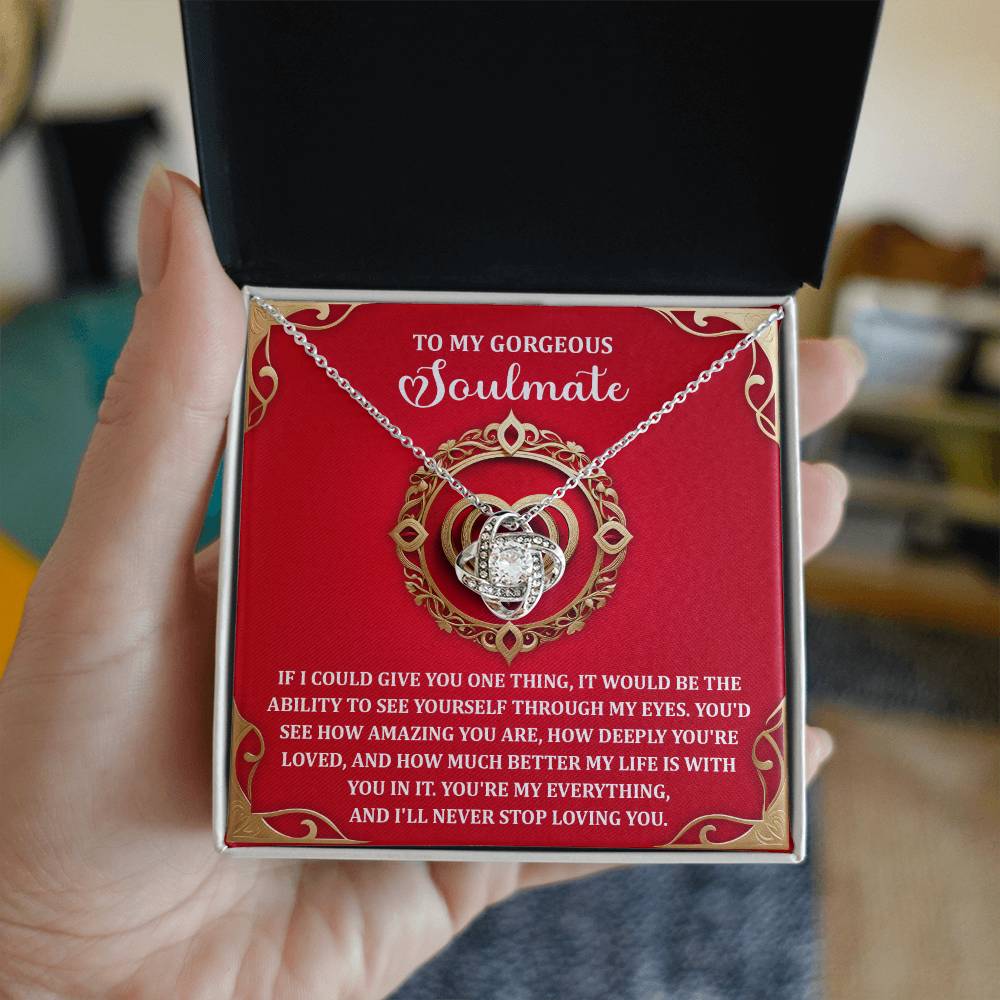 Soulmate - Through My Eyes - Love Knot Necklace