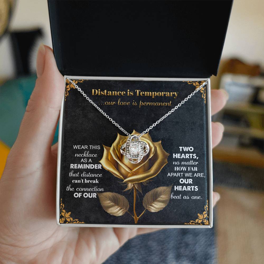 Soulmate - Love Is Permanent - Love Knot Necklace