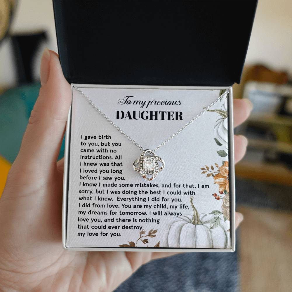 Daughter - Did From Love - Love Knot Necklace