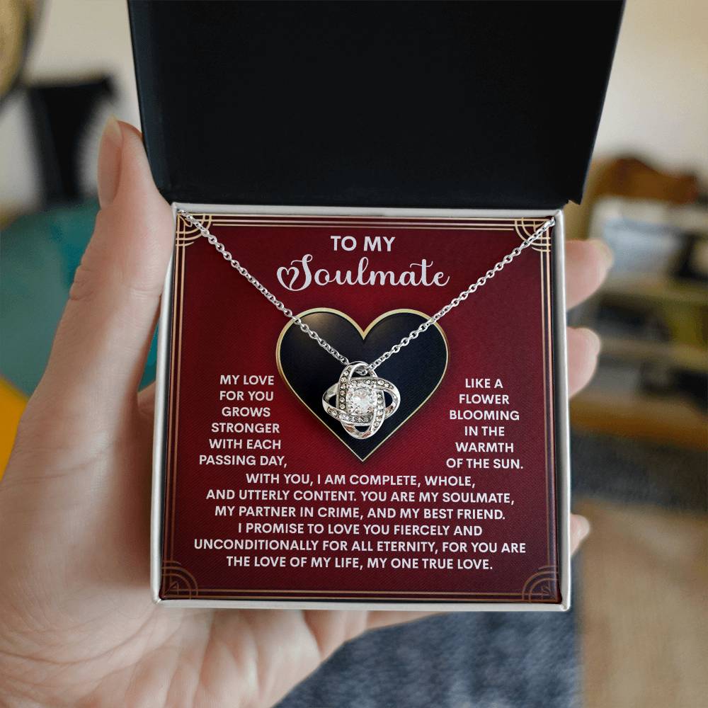 Soulmate - One True Love - Love Knot Necklace