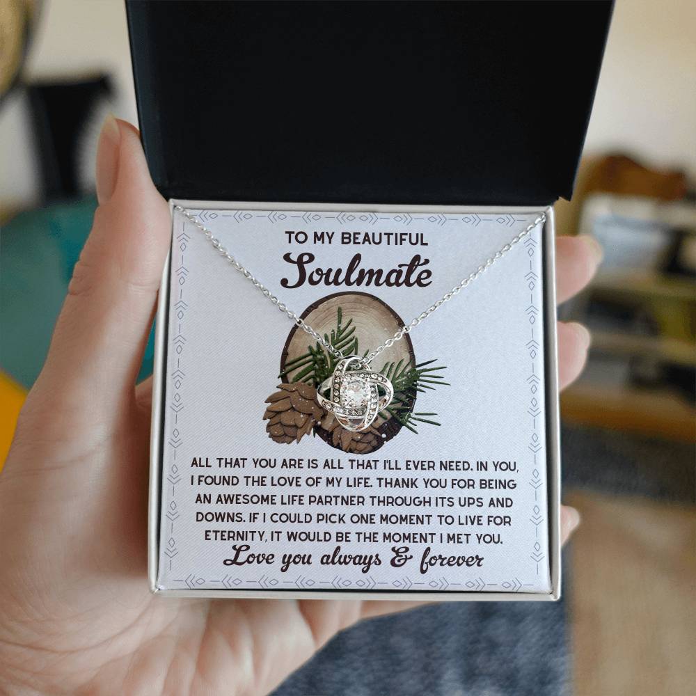 Soulmate - One Moment - Love Knot Necklace
