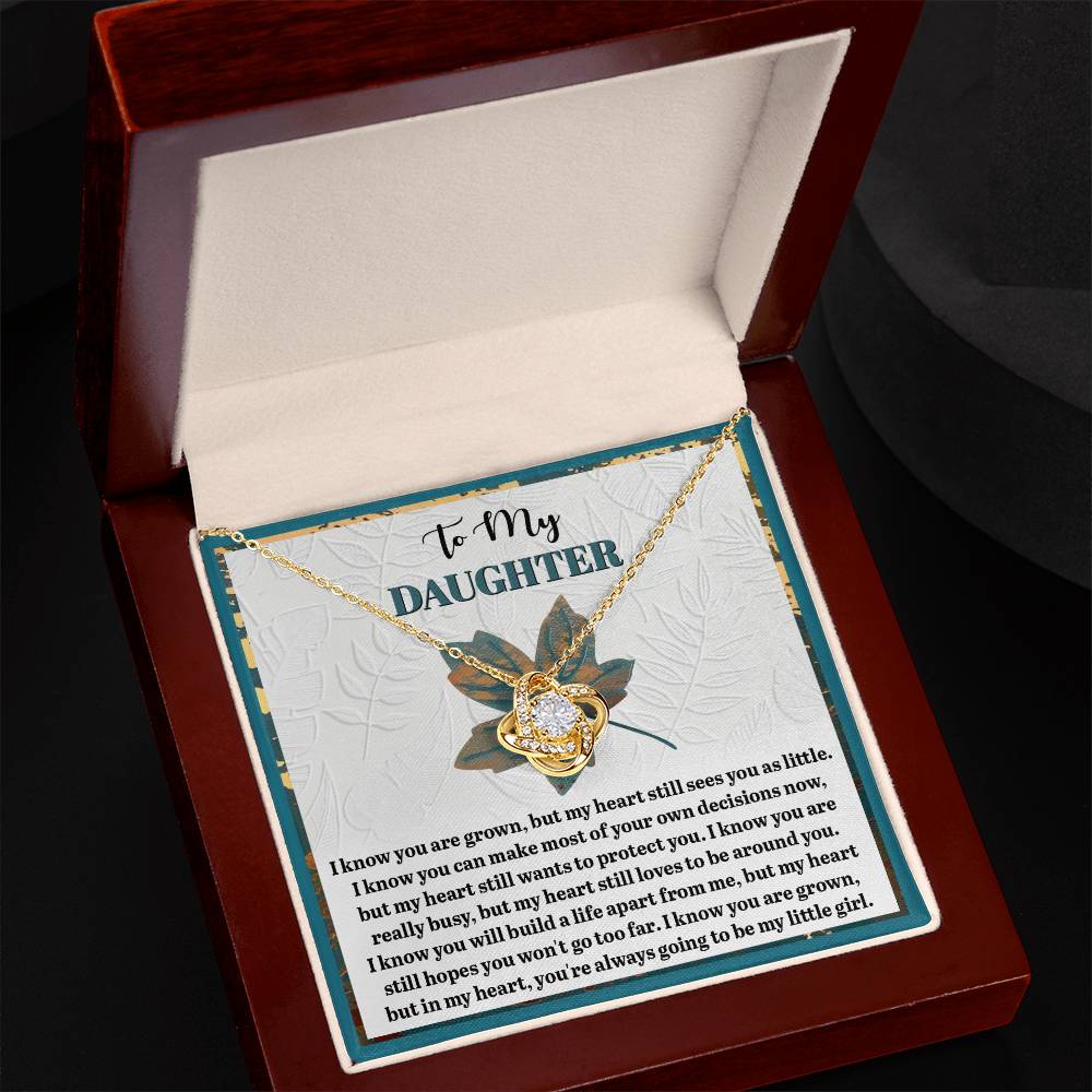Daughter - Go Too Far - Love Knot Necklace