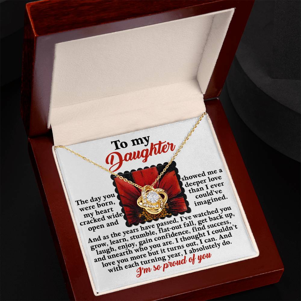 Daughter - A Deeper Love - Love Knot Necklace