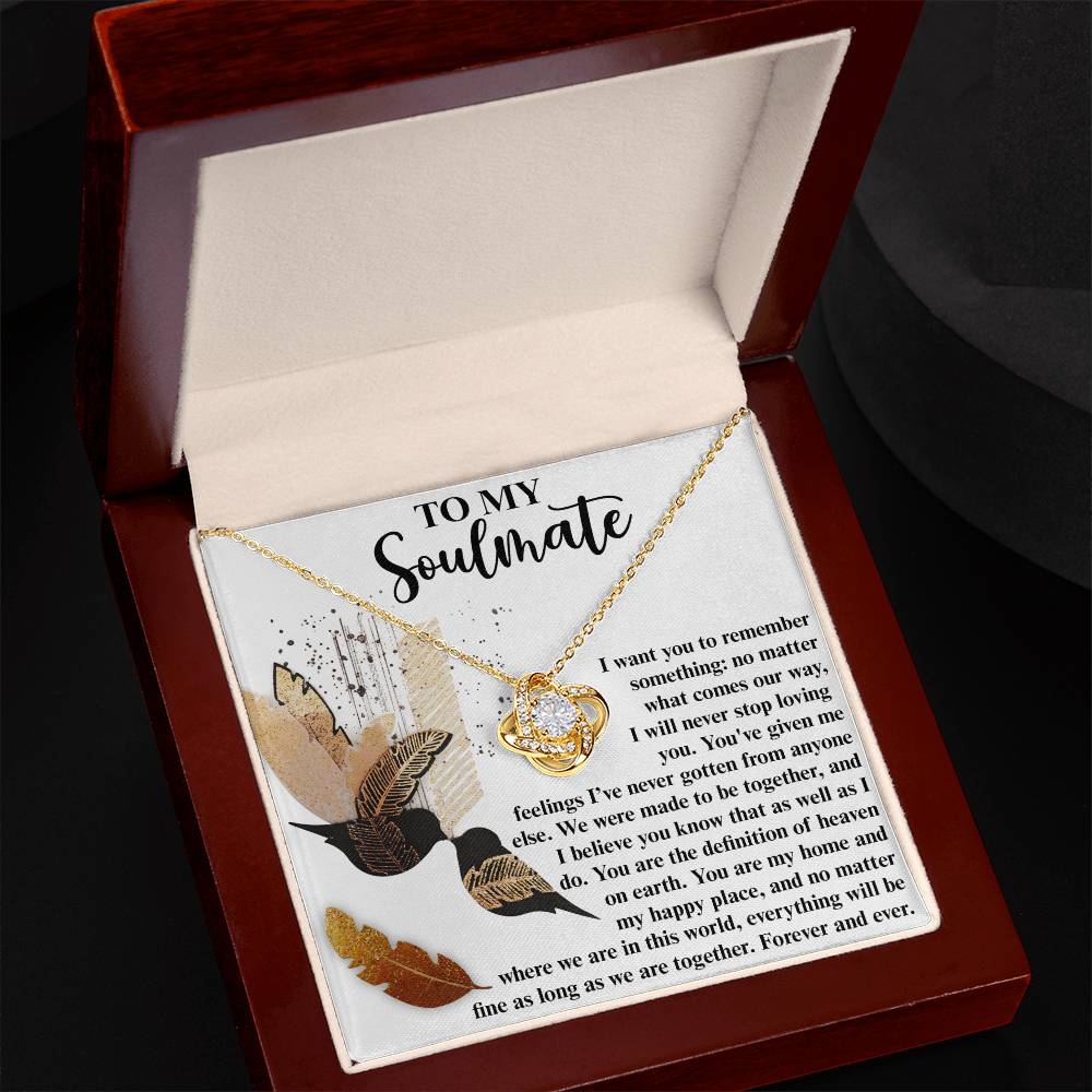 Soulmate - Given Me Feelings - Love Knot Necklace