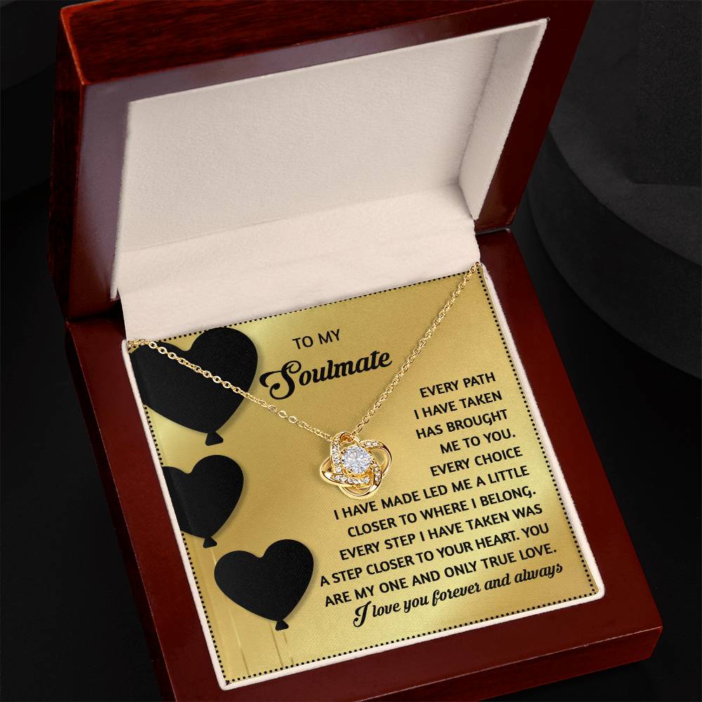 Soulmate - A Step Closer - Love Knot Necklace