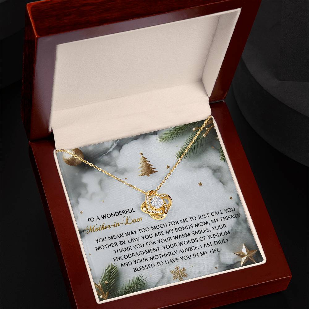 Mother-in-Law - Motherly Advice - Love Knot Necklace