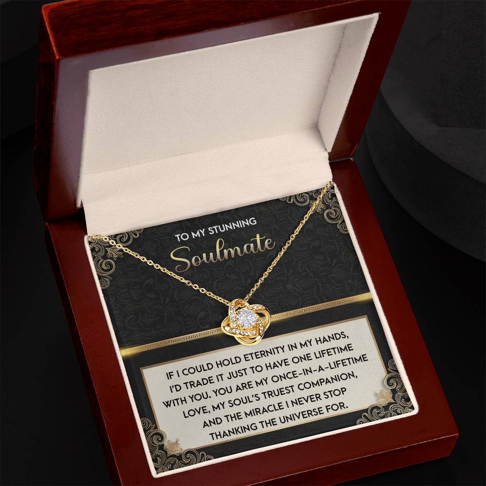 Soulmate - Truest Companion - Love Knot Necklace