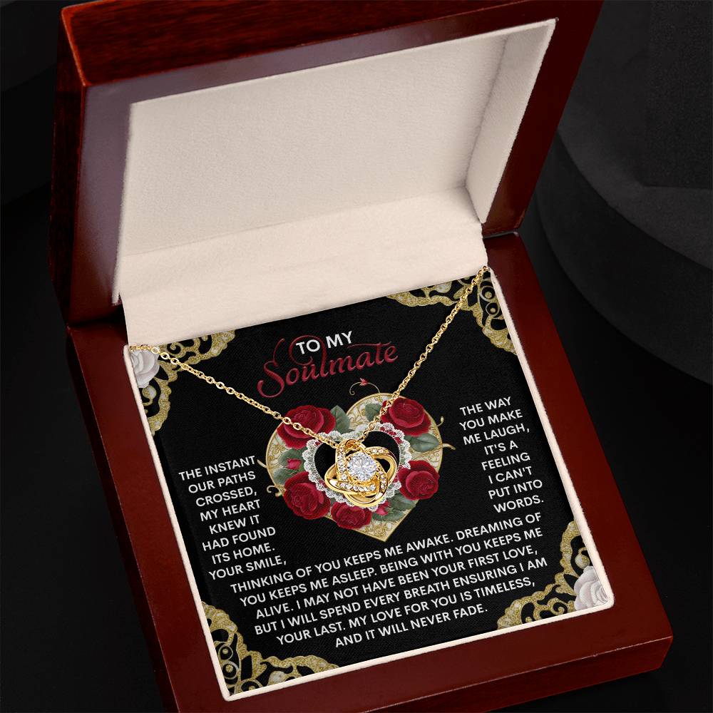 Soulmate - Never Fade - Love Knot Necklace