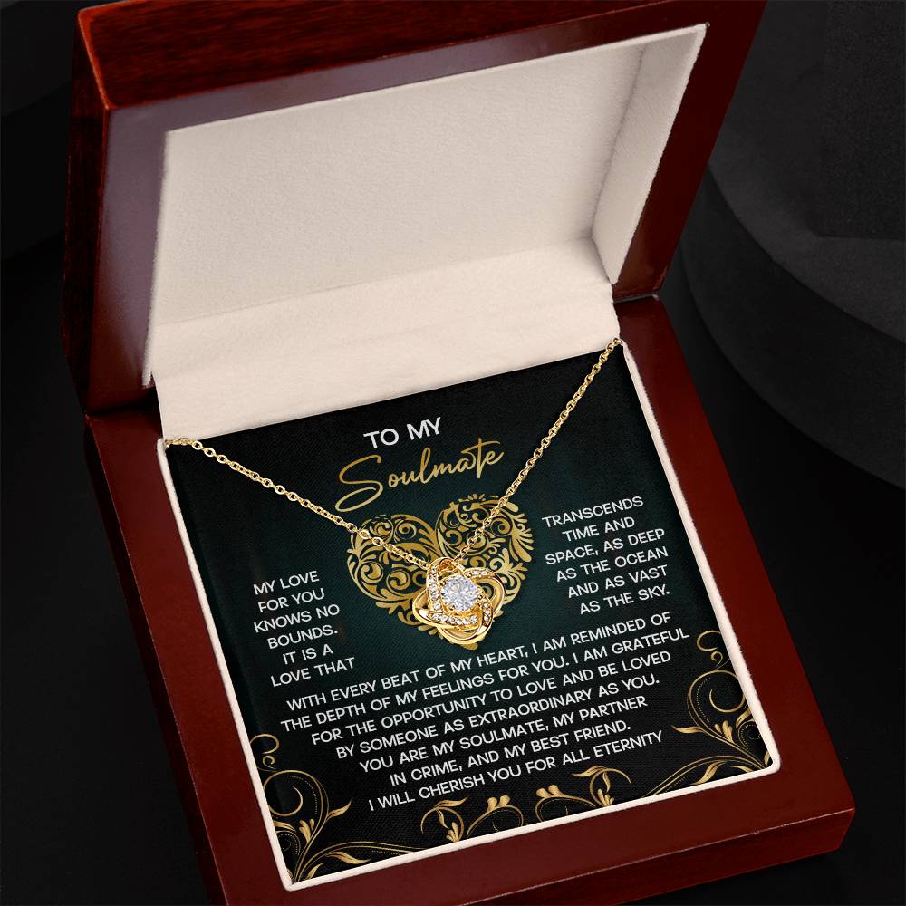 Soulmate - The Sky - Love Knot Necklace