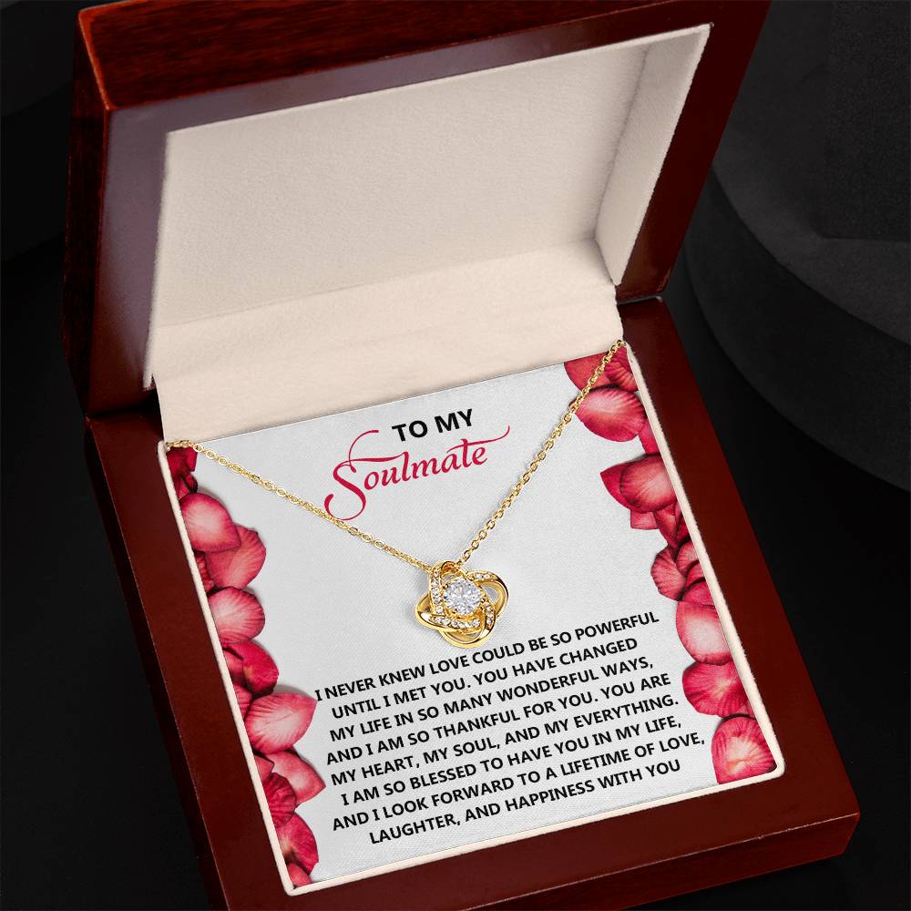 Soulmate - Until I - Love Knot Necklace