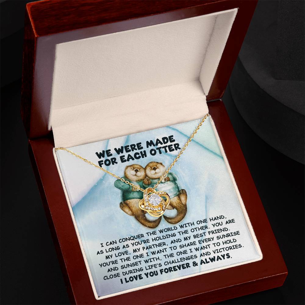 Soulmate - For Each Otter - Love Knot Necklace