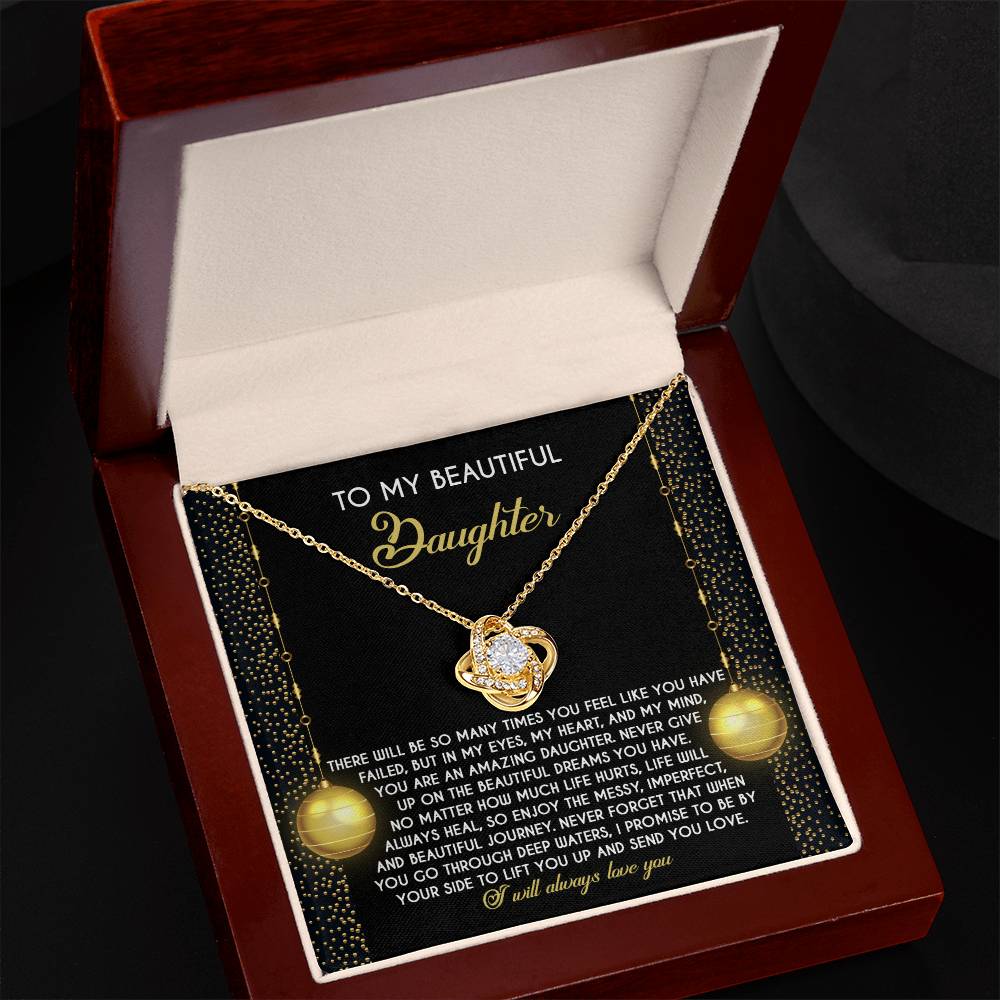 Daughter - Deep Waters - Love Knot Necklace