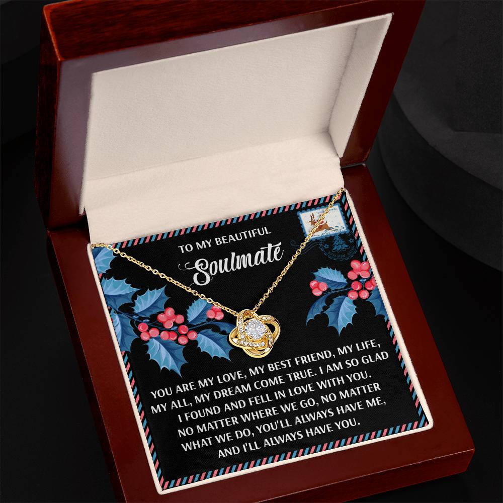 Soulmate - Fell In Love - Love Knot Necklace