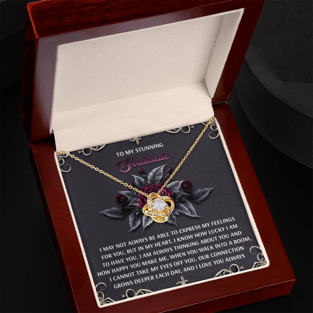 Soulmate - Eyes Off You - Love Knot Necklace
